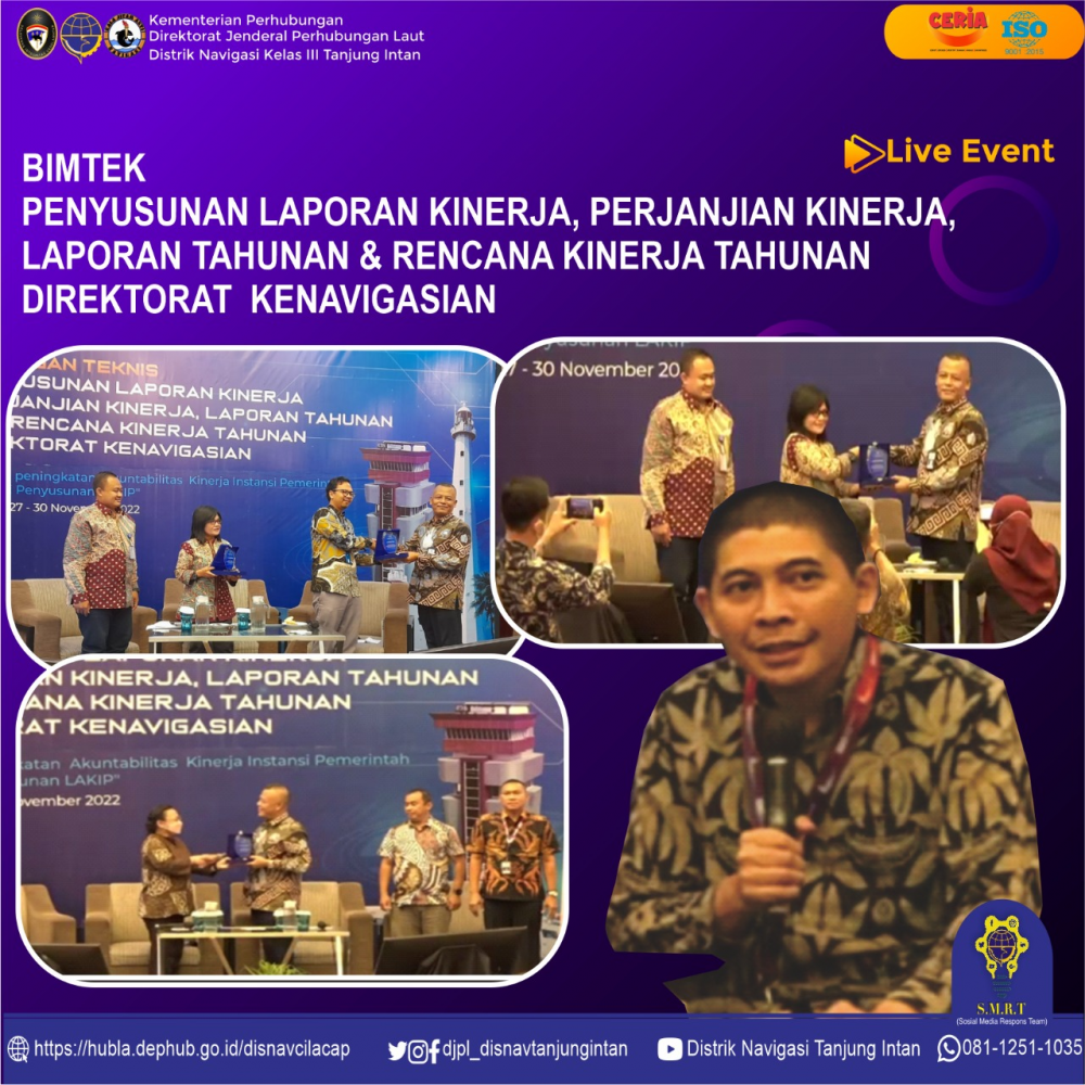 Bimtek Penyusunan Laporan Kinerja, Perjanjian Kinerja, Laporan Tahunan dan Rencana Kinerja Tahunan Direktorat Kenavigasian