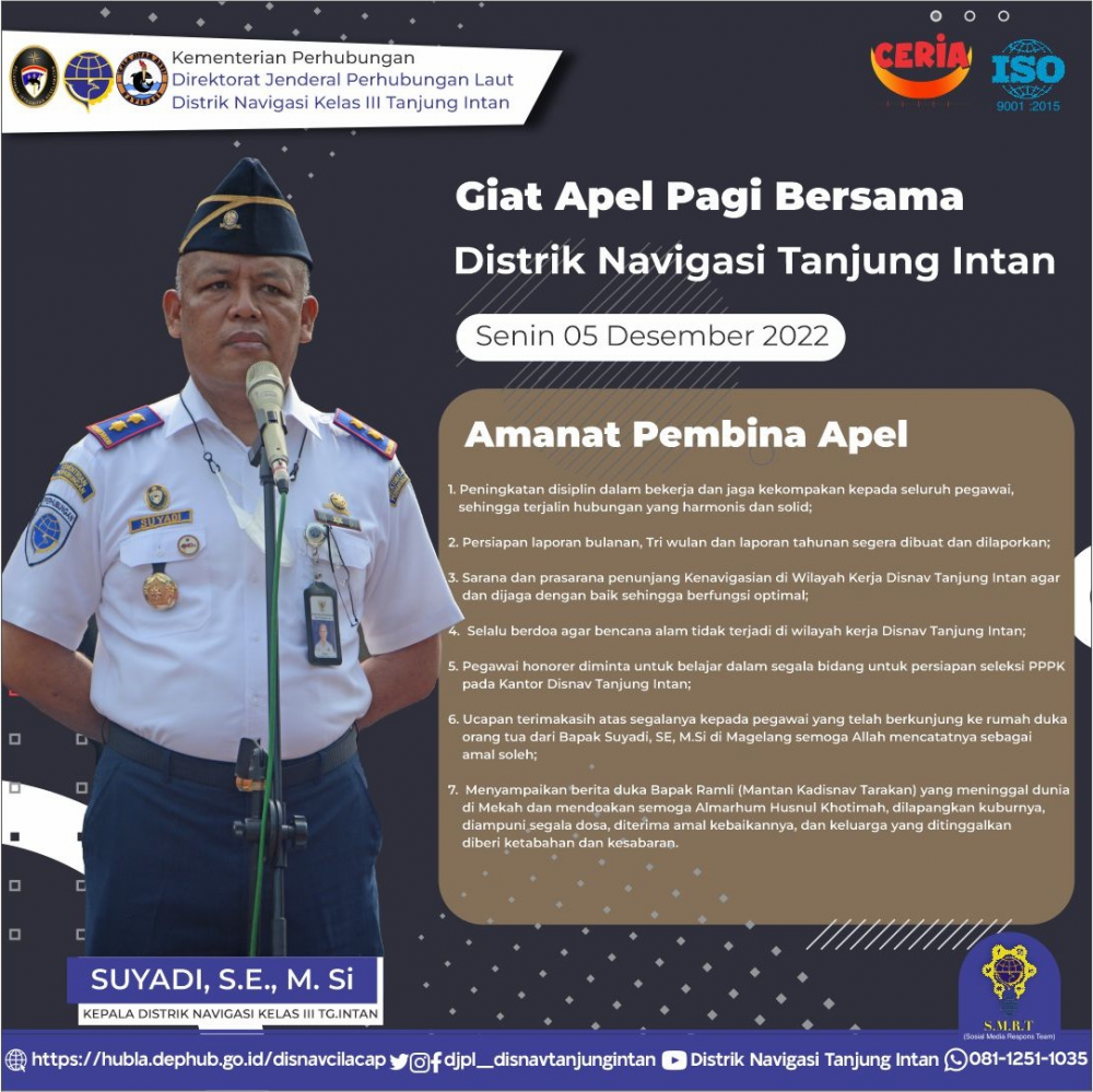 Apel Pagi Distrik Tanjung Intan