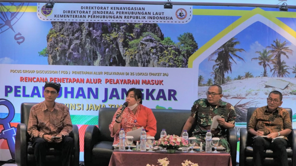 DUKUNG LAYANAN ANGKUTAN PENYEBERANGAN DI JAWA TIMUR, DITJEN HUBLA SEGERA TETAPKAN ALUR MASUK PELABUHAN JANGKAR