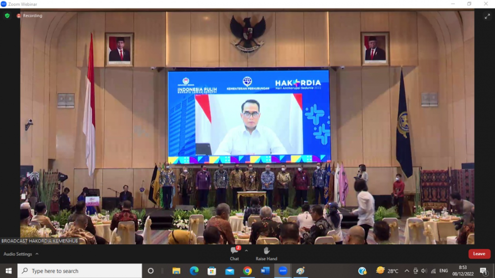 Peringatan Hari Anti Korupsi Menhub: Momentum Tingkatkan Integritas dan Perkuat Budaya Perilaku Anti Korupsi
