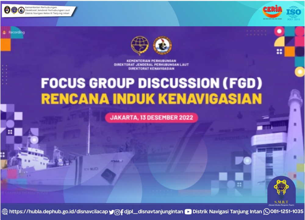 Focus Group Discussion (FGD) Rencana Induk Kenavigasian