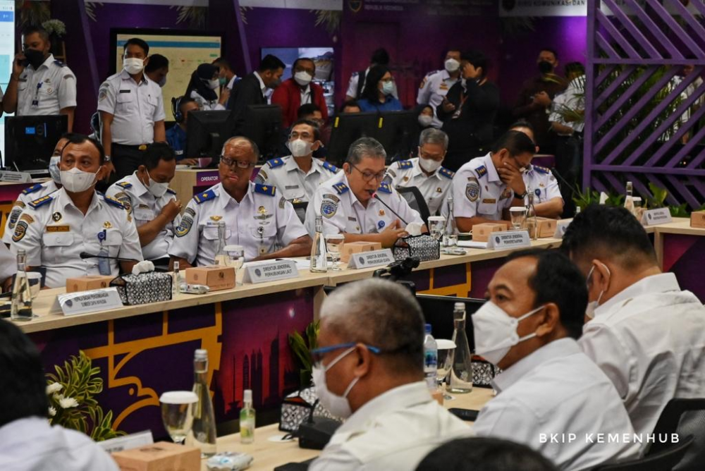 Jaga Kelancaran Pergerakan Masyarakat di Masa Libur Nataru *Kemenhub Gelar Posko Pemantauan dan Pengendalian Transportasi*