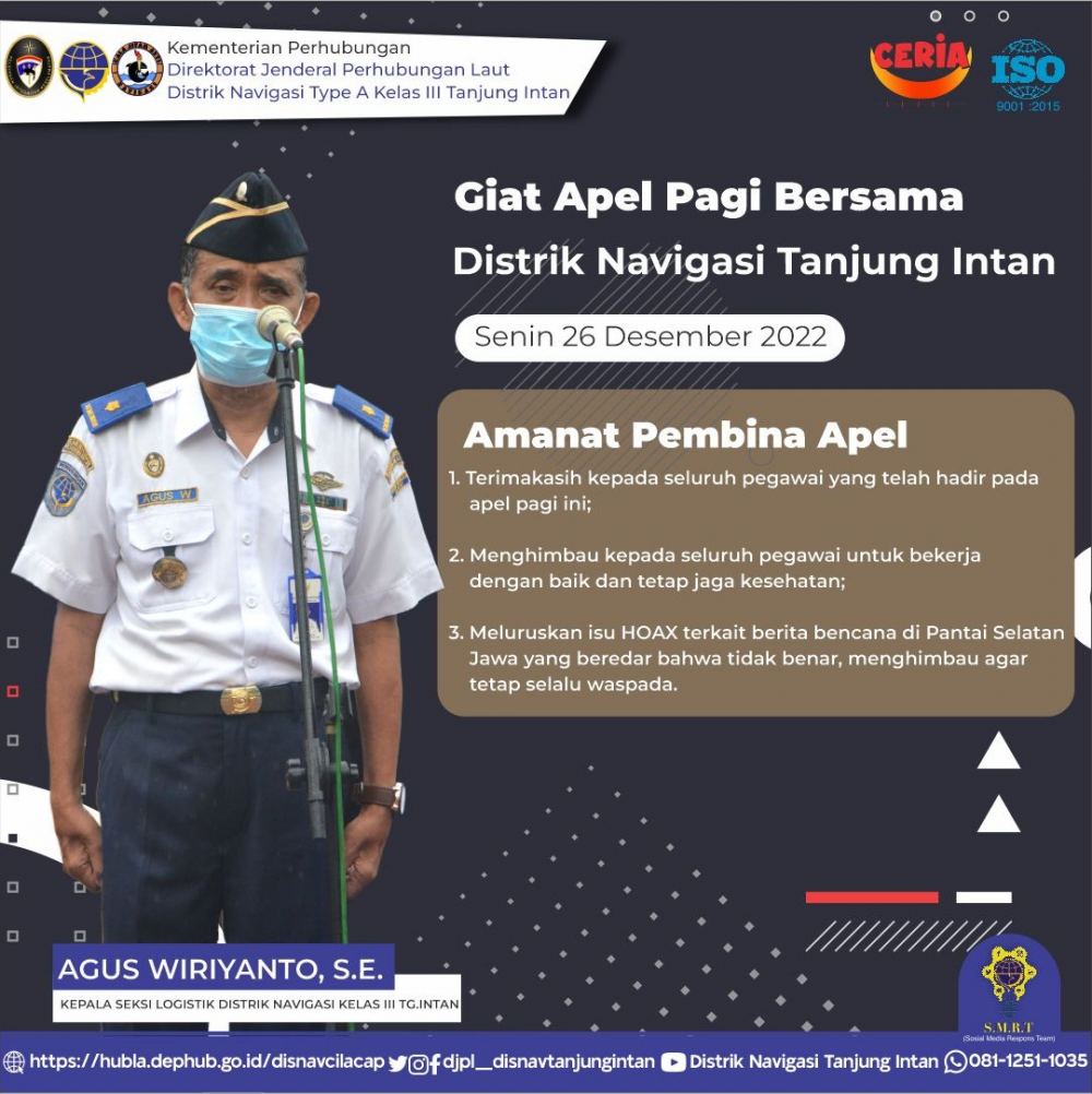 Apel Pagi Distrik Tanjung Intan