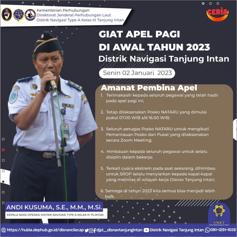 GIAT APEL PAGI DI AWAL TAHUN 2023