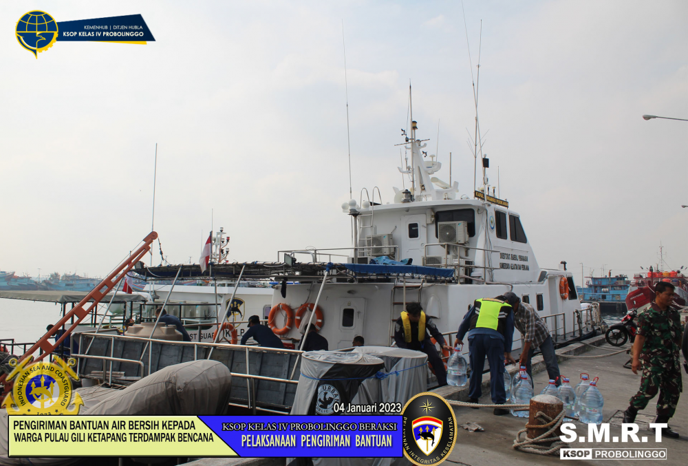 PENGAMANAN PEMBERIAN BANTAUN SUMBANGAN AIR BERSIH KEPADA WARGA P GILI KETAPANG