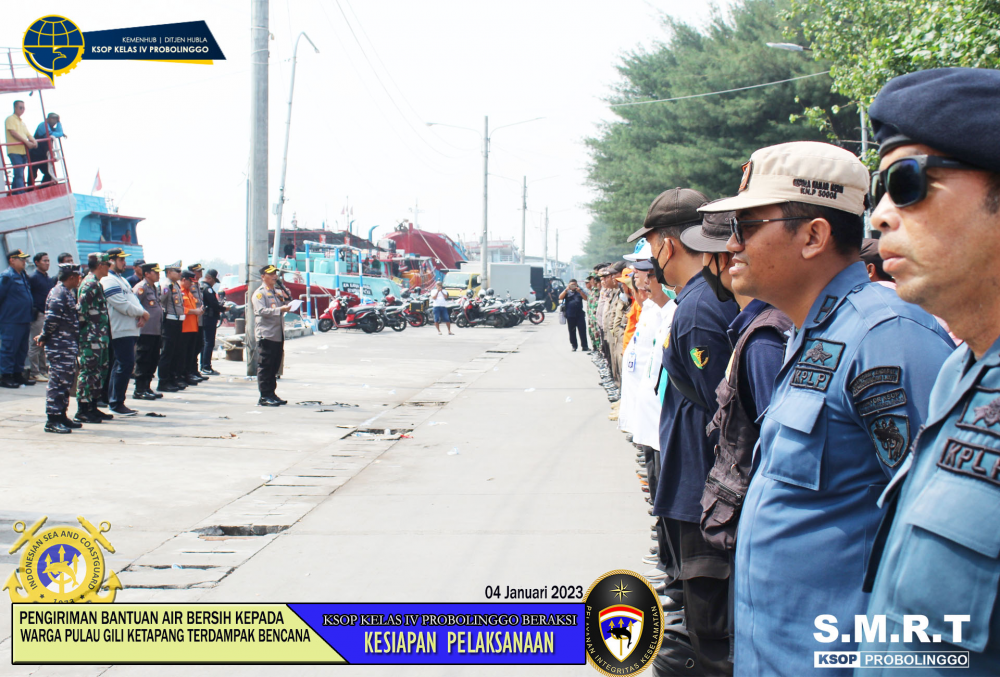 PENGAMANAN PEMBERIAN BANTAUN SUMBANGAN AIR BERSIH KEPADA WARGA P GILI KETAPANG