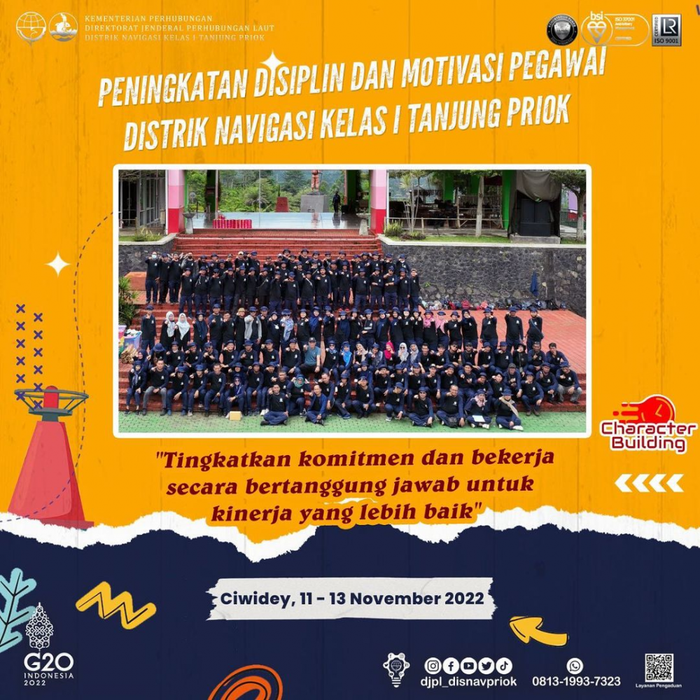 PENINGKATAN DISIPLIN DAN MOTIVASI PEGAWAI DISTRIK NAVIGASI KELAS I TANJUNG PRIOK