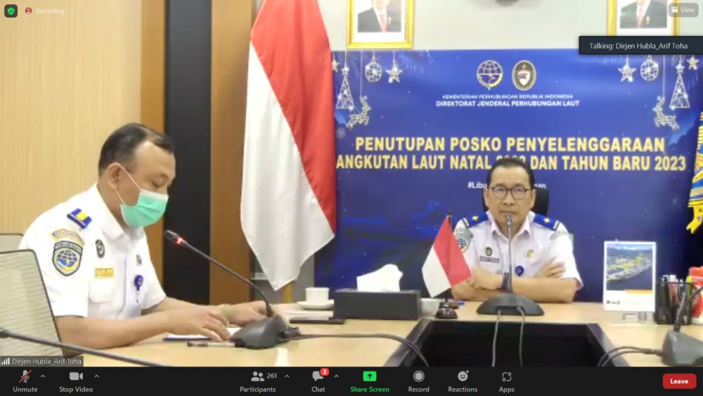 Jumlah Penumpang Naik 46,73%, Angkutan Laut Nataru 2022/2023 Berjalan Lancar
