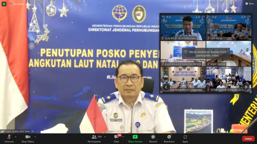 Jumlah Penumpang Naik 46,73%, Angkutan Laut Nataru 2022/2023 Berjalan Lancar