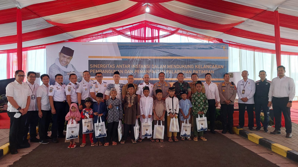KOMITMEN KEMENHUB LANJUTKAN PEMBANGUNAN PELABUHAN PATIMBAN DAN PENGUATAN SINERGI DAN KOORDINASI ANTAR INSTANSI