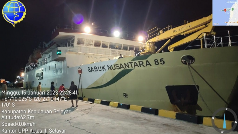 Embarkasi Debarkasi KM. Sabuk Nusantara 85