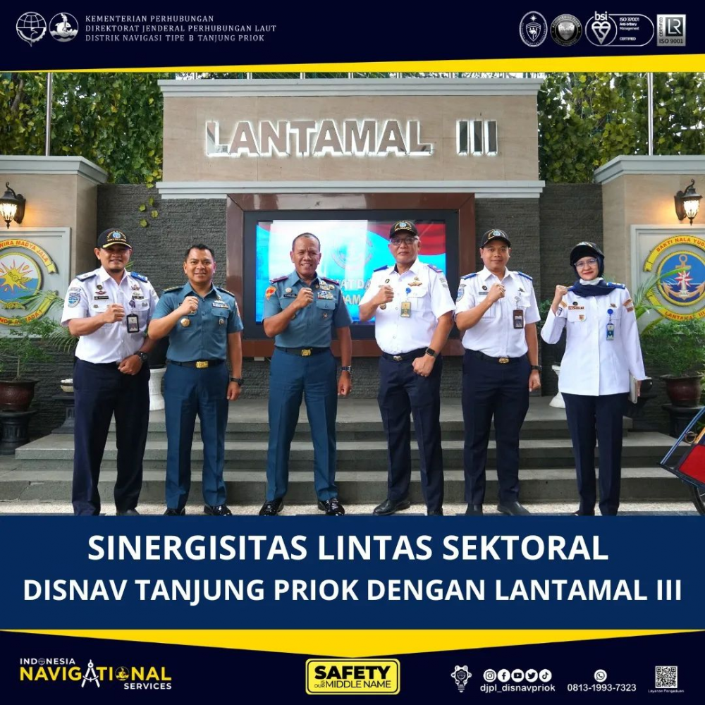 SINERGISITAS LINTAS SEKTORAL DISNAV TANJUNG PRIOK