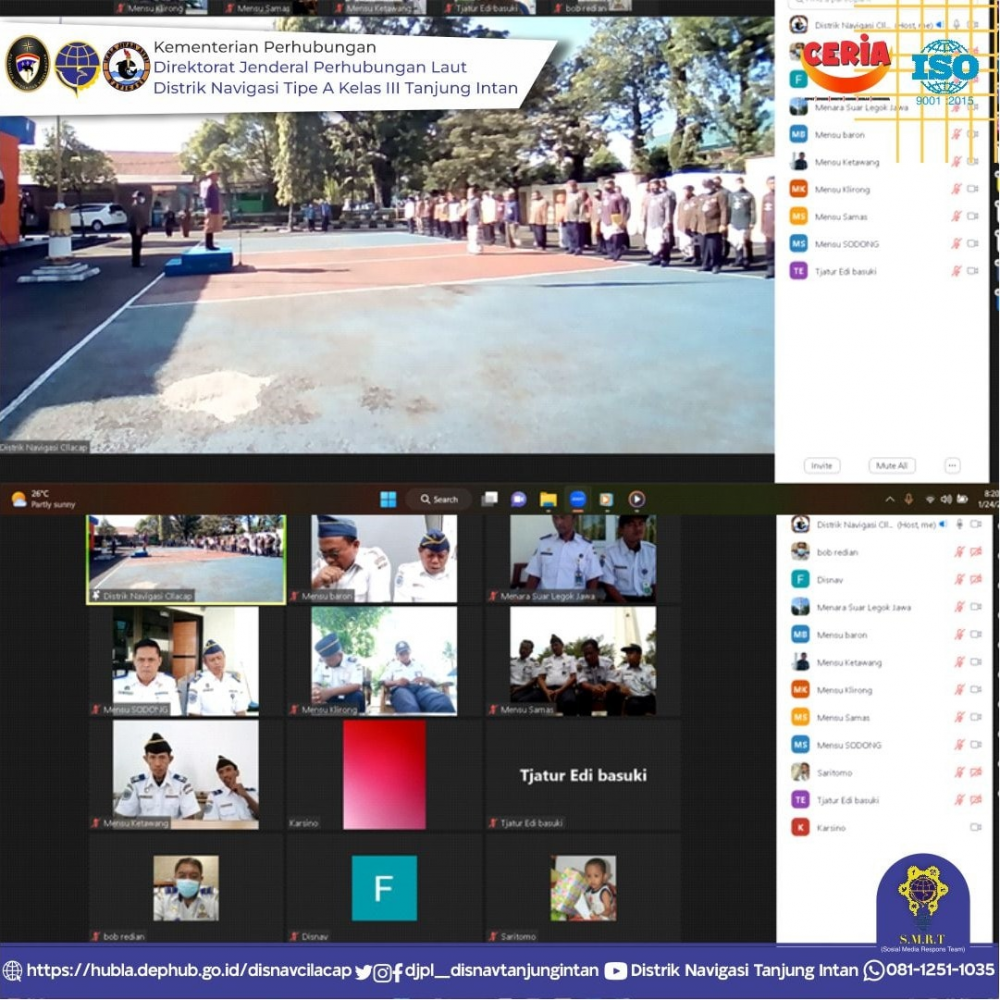 Apel Pagi Distrik Navigasi Tipe A Kelas III Tanjung Intan