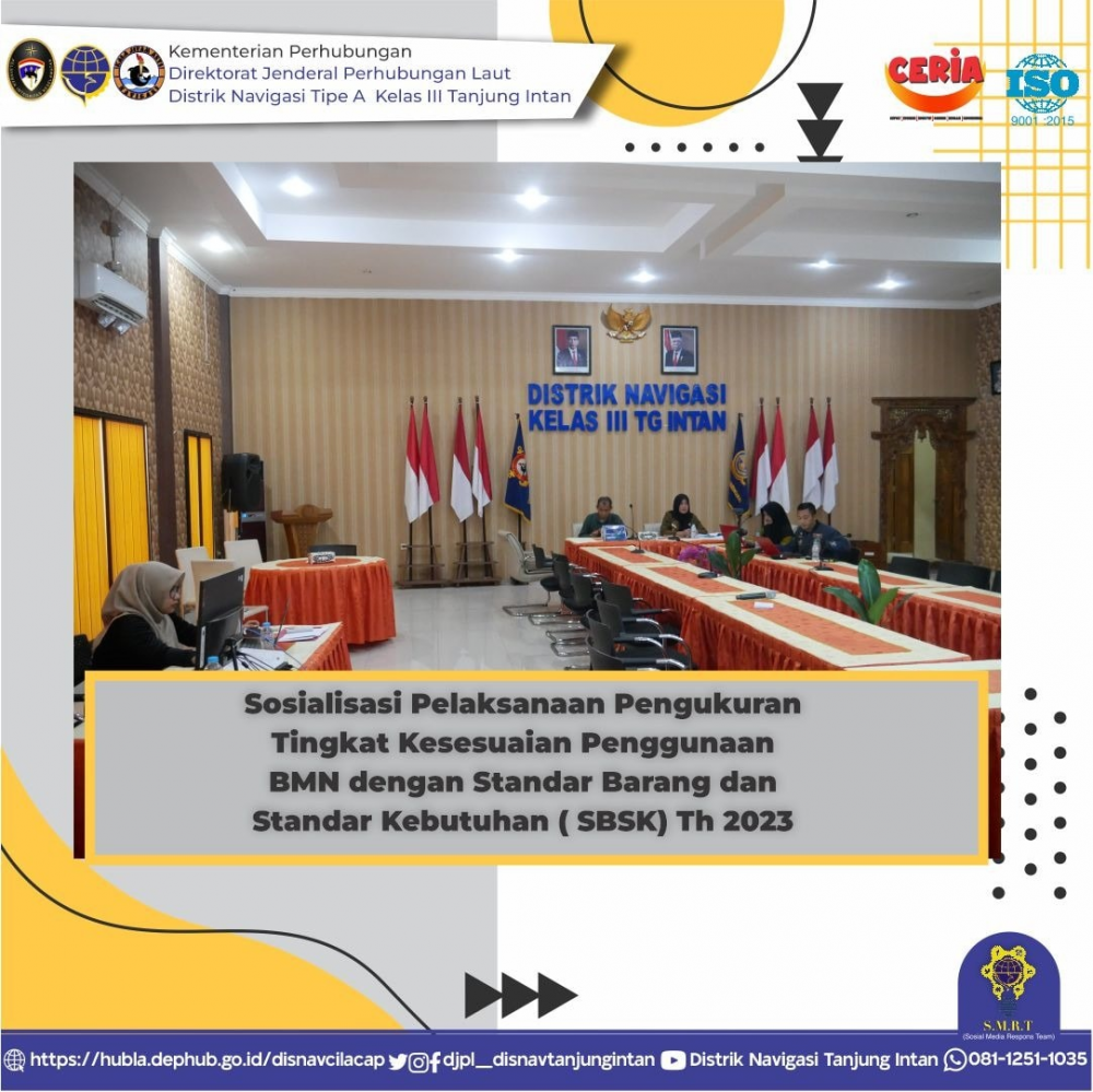 Sosialisasi Pelaksanaan Pengukuran Tingkat Kesesuaian Penggunaan BMN dengan Standar Barang Dan Standar Kebutuhan ( SBSK) Th 2023