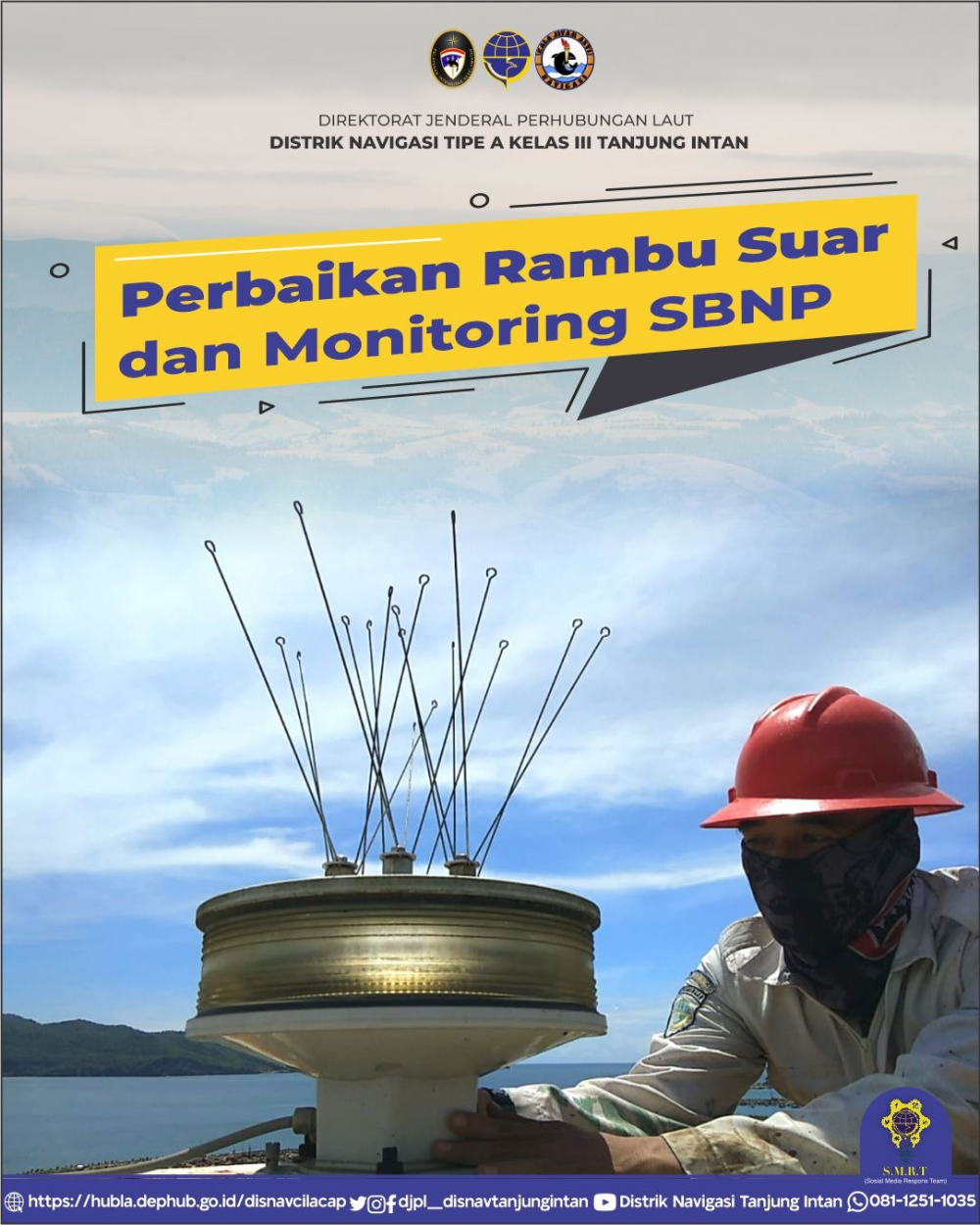 Demi terwujudnya Sarana Bantu Navigasi Pelayaran ( SBNP )yang handal serta guna terciptanya Keselamatan  Pelayaran di Wilayah Kerja Distrik Navigasi Tipe A Kelas III Tanjung Intan