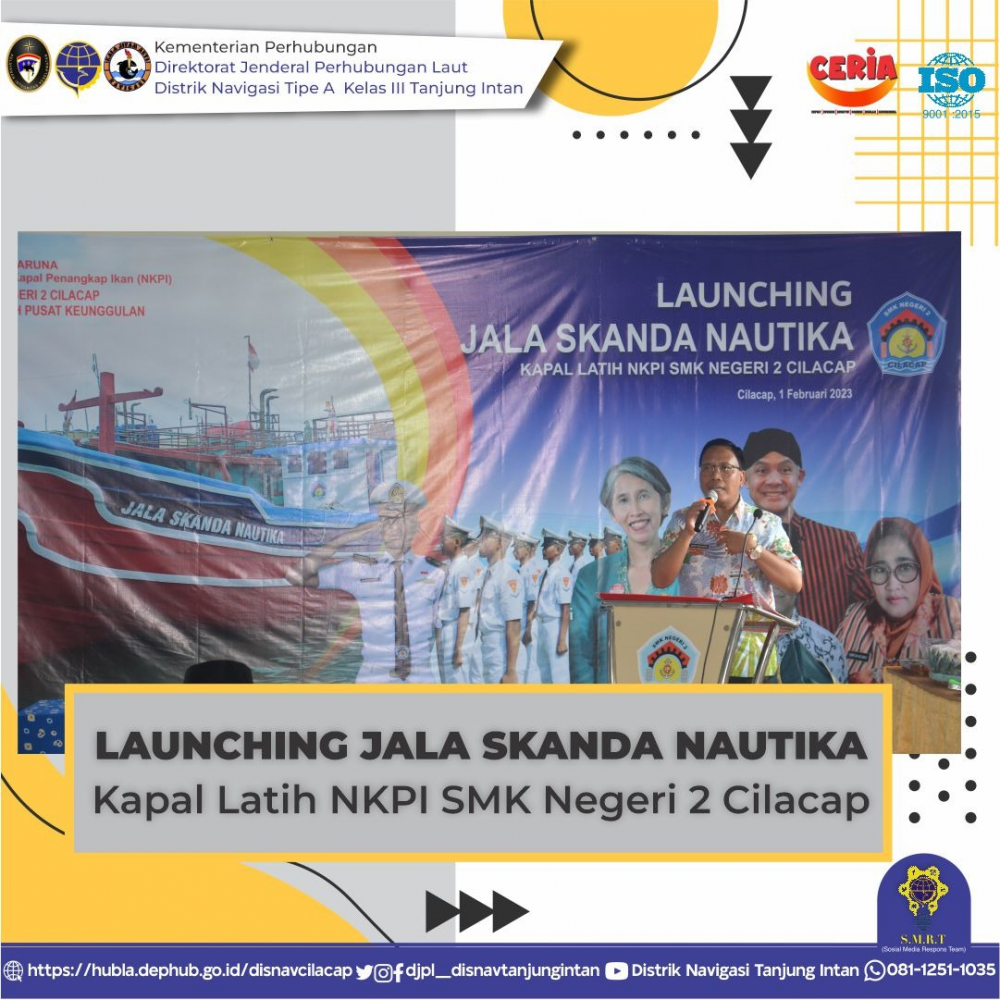 Launching Kapal Latih Jala Skanda Nautika