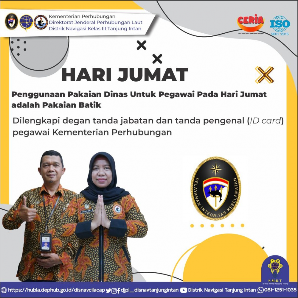 Penggunaan Pakaian Dinas Hari Jumat