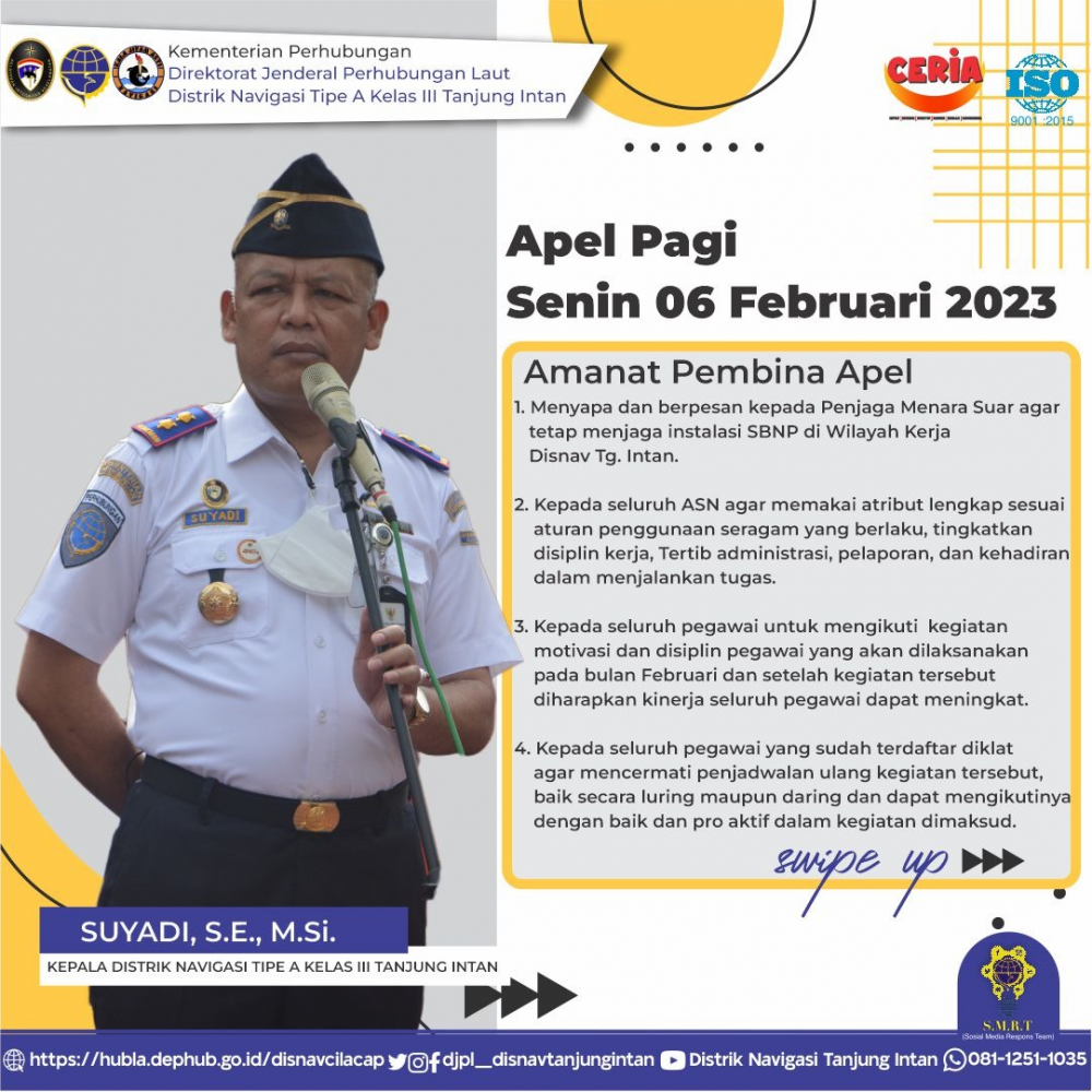Apel Pagi Distrik Tanjung Intan