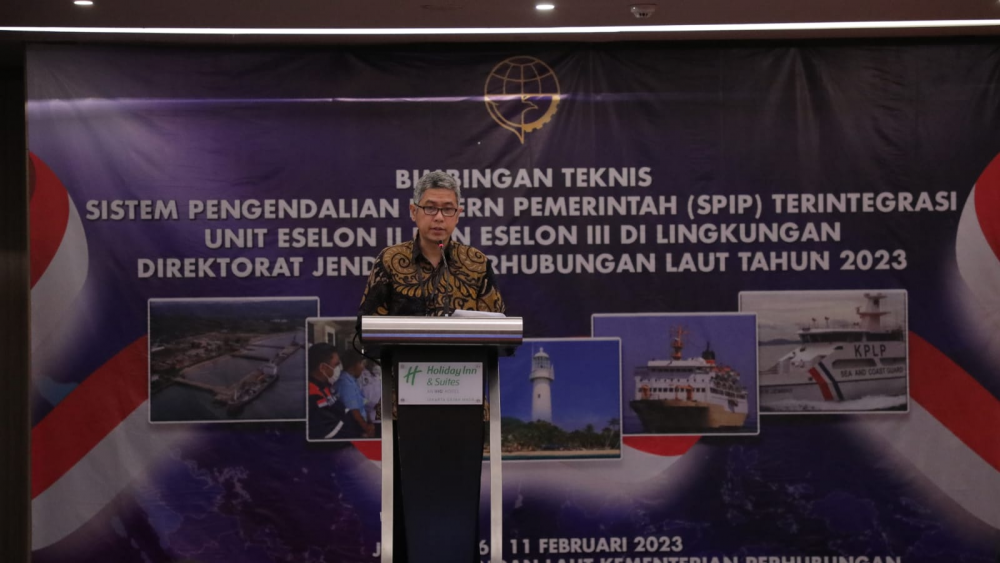 TINGKATKAN INDIKATOR TATA KELOLA PEMERINTAHAN YANG BAIK DAN TERPERCAYA, DITJEN HUBLA GELAR BIMTEK SPIP TERINTEGRASI