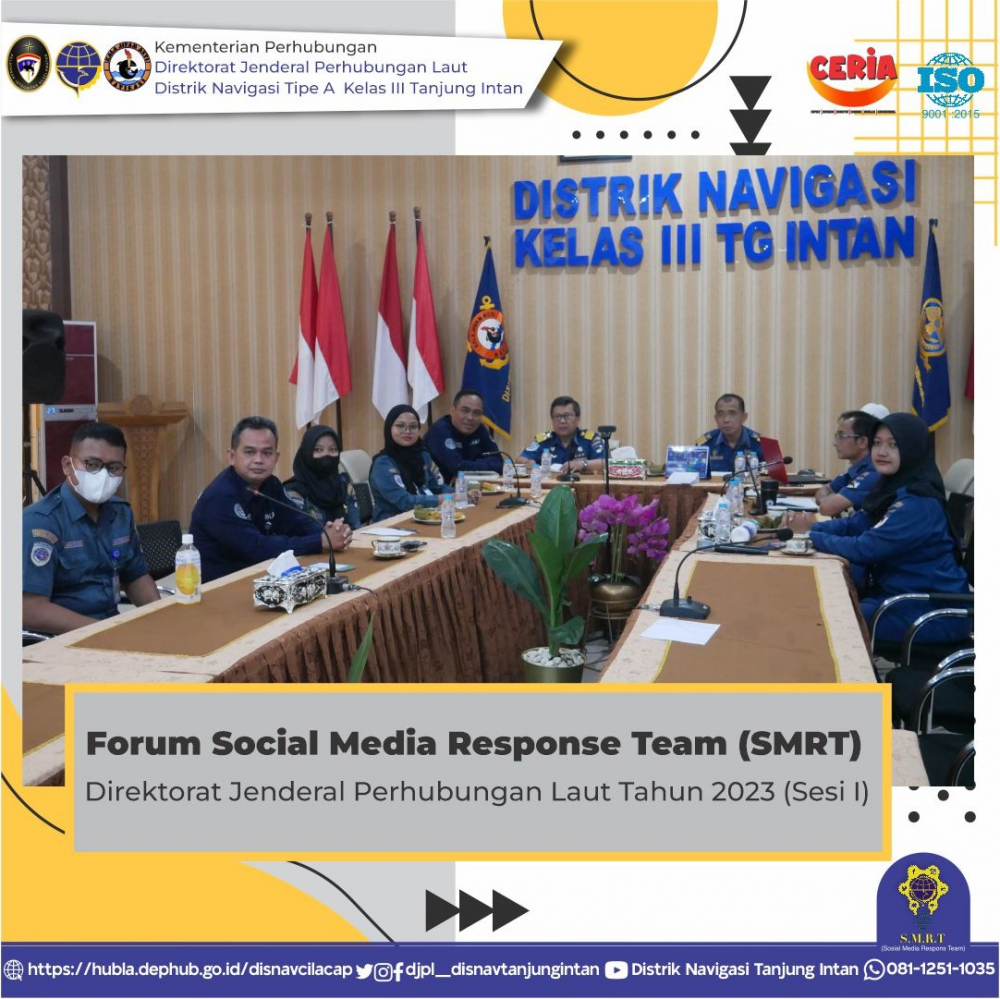 Forum SMRT Direktorat Jenderal Perhubungan Laut Tahun 2023 (Sesi I)