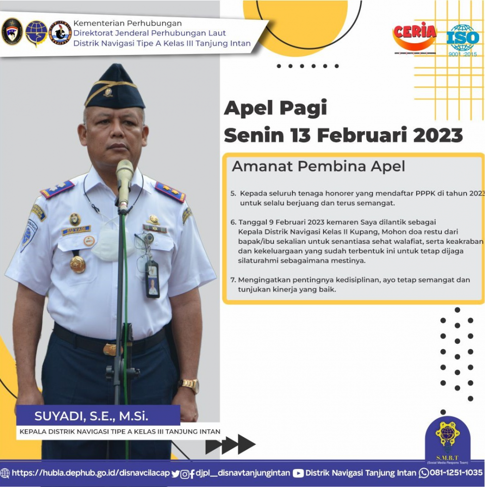Apel Pagi Distrik Tanjung Intan
