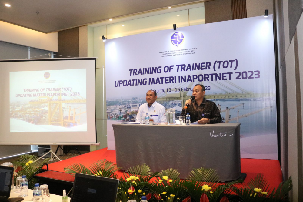 TINGKATKAN SISTEM PELAYANAN PELABUHAN, KEMENHUB GELAR PELATIHAN INAPORTNET
