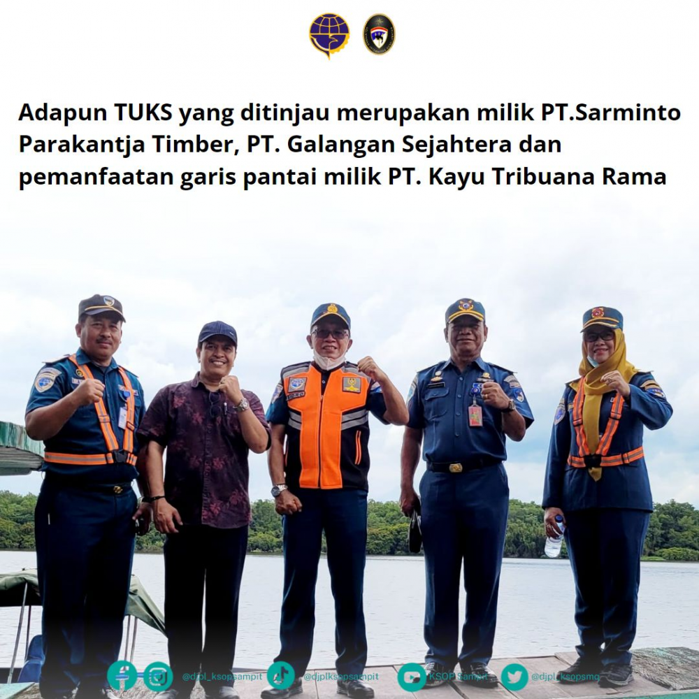 Peninjauan TUKS di Wilayah Pelabuhan Sampit