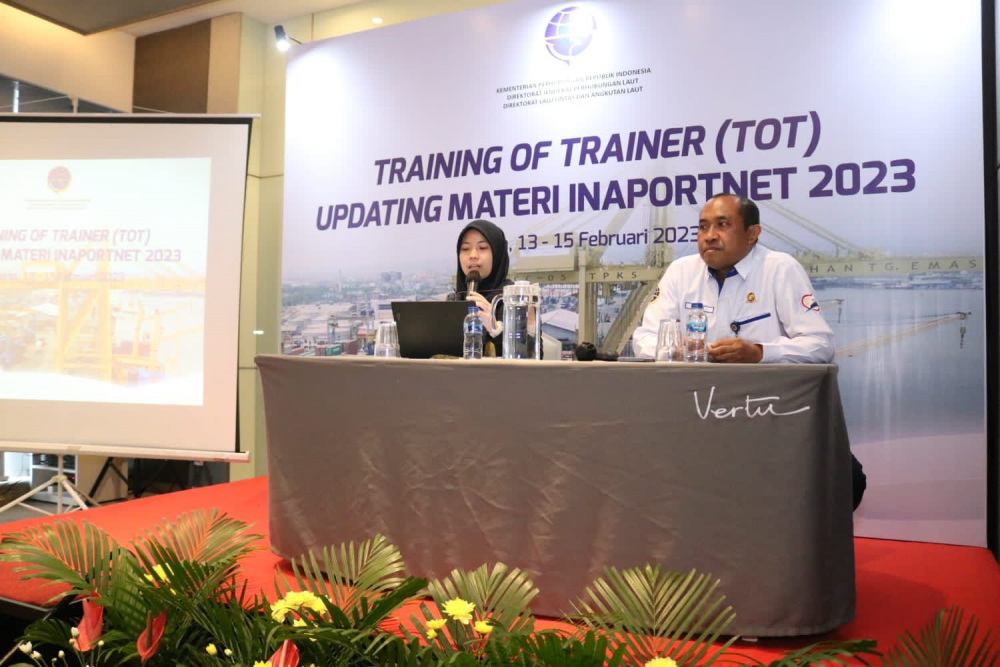 MENYUSULI 109 PELABUHAN, TAHUN 2023 KEMENHUB BIDIK 151 PELABUHAN MENGIMPLEMENTASIKAN INAPORTNET