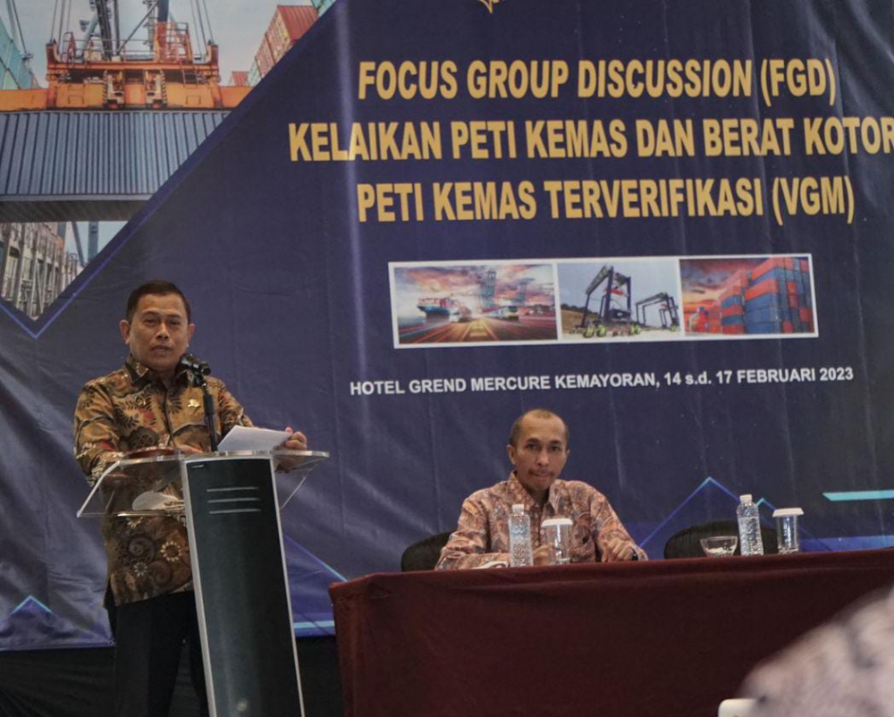 KEMENHUB MENGELUARKAN ATURAN KELAIKAN PETI KEMAS DAN VGM DI TERAPKAN SEGERA