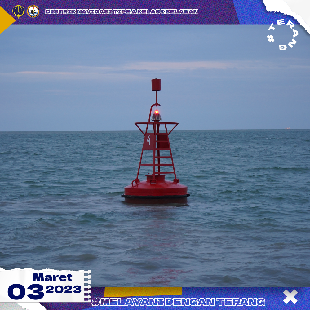 Penggantian dan Updating Posisi Koordinat Pelampung Suar No.4 DSI-250 di Alur Pelabuhan Pangkalan Susu, Kabupaten Langkat, Sumatera Utara