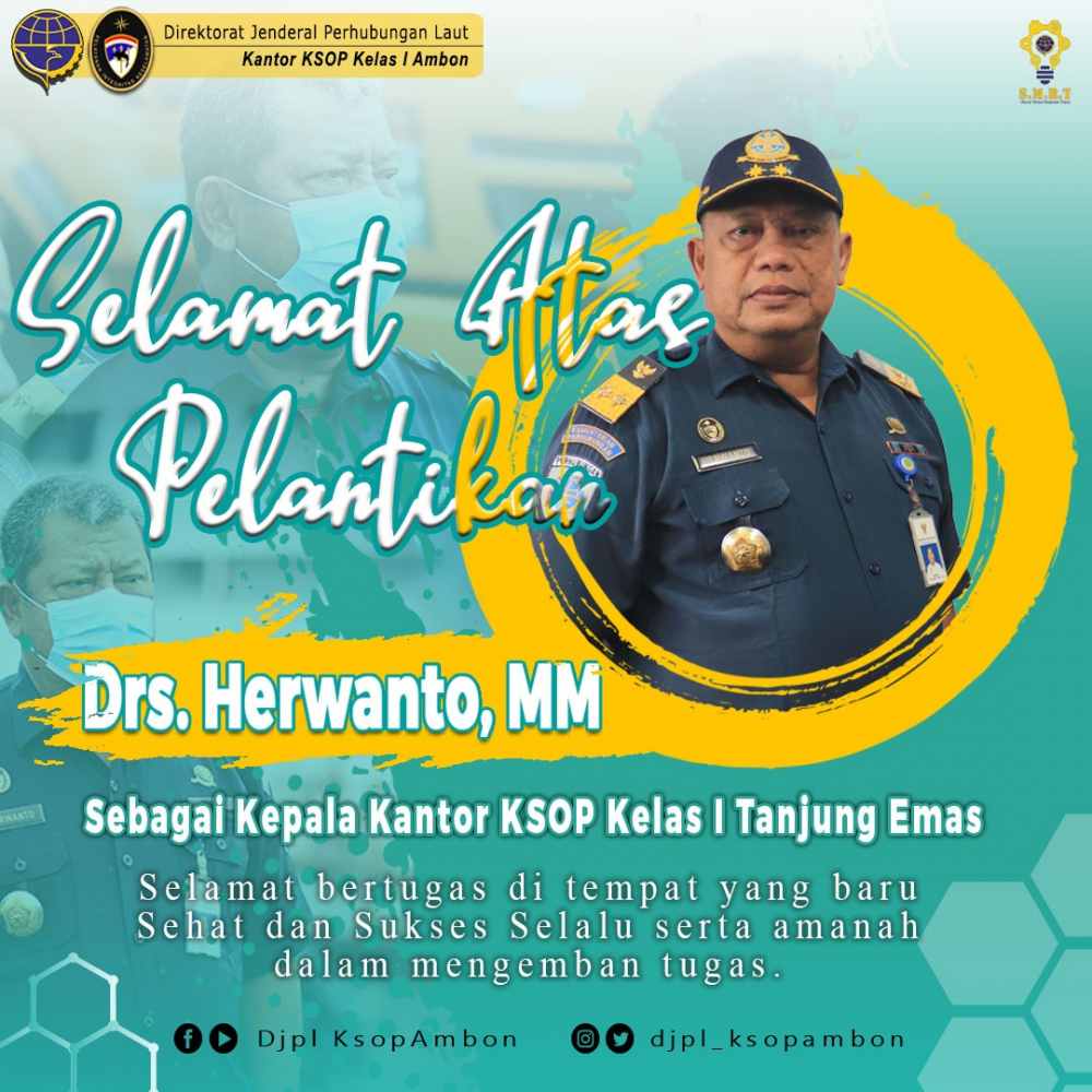SELAMAT ATAS PELANTIKAN KEPALA KANTOR KSOP KELAS I AMBON