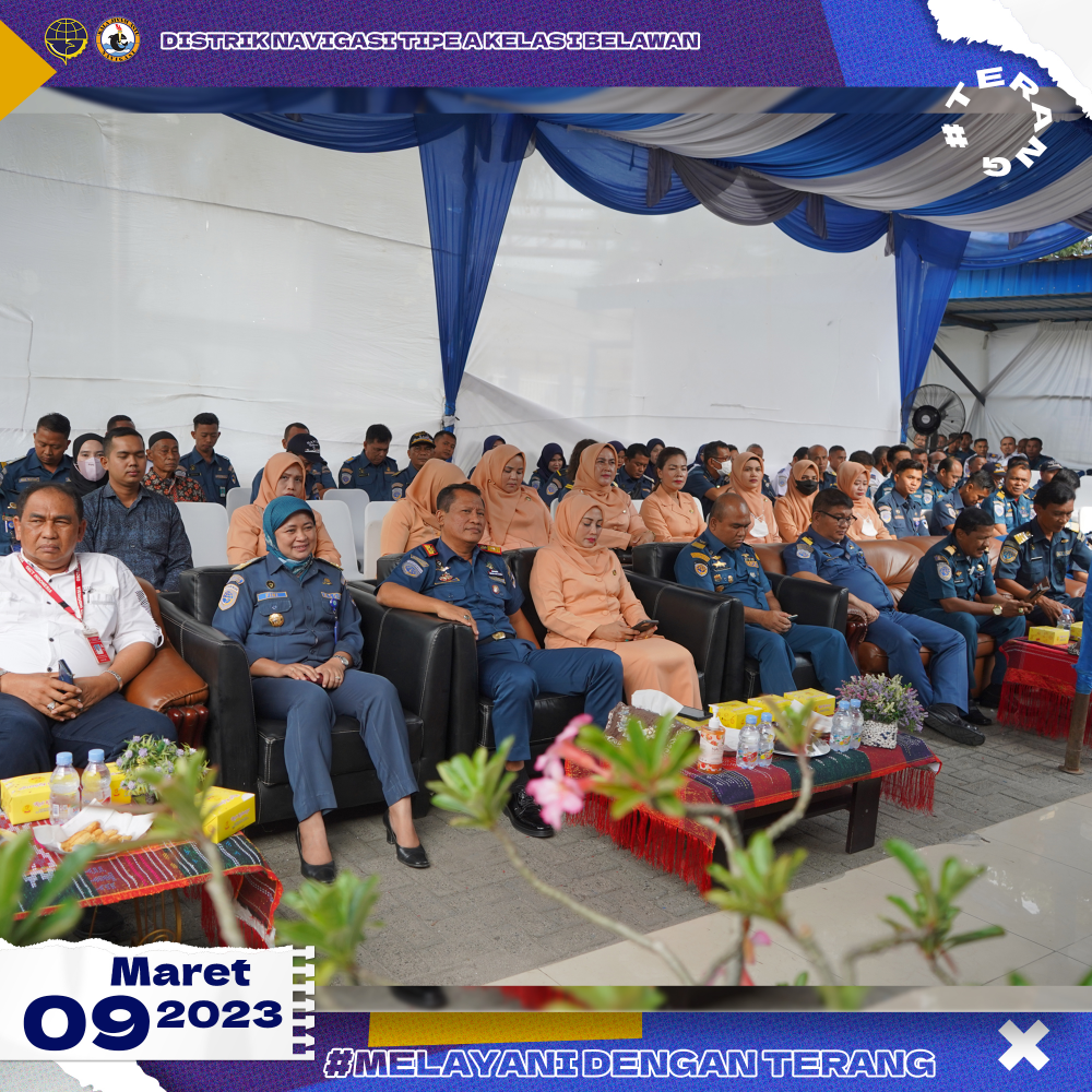 Acara Pelepasan Kepala Distrik Navigasi Tipe A Kelas I Belawan,  Bapak Arif Muljanto,S.T.,M.T.