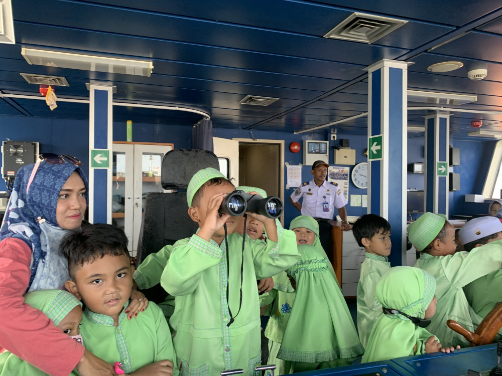 Kunjungan Anak-Anak TK Aba 2 Samarinda ke Kantor Distrik Navigasi Tipe A Kelas I Samarinda