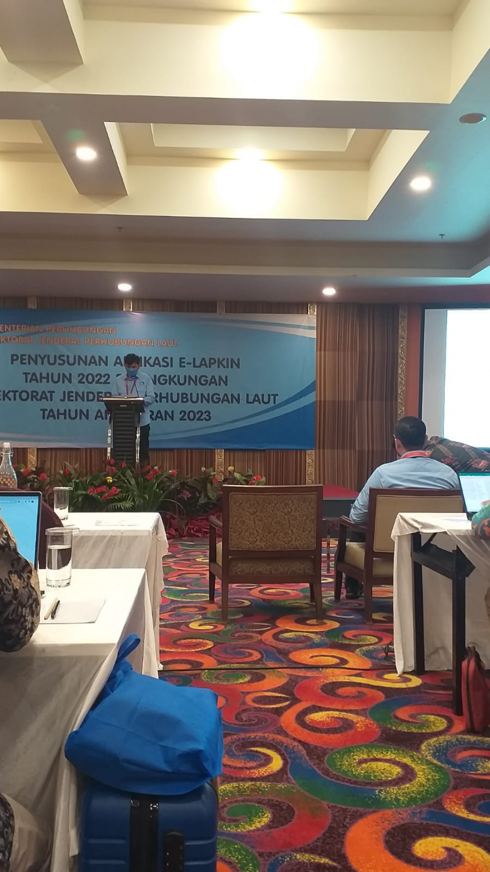 Bimtek penyusunan aplikasi e-lapkin Tahun 2022 di lingkungan Direktorat Jenderal Perhubungan Laut Tahun 2023