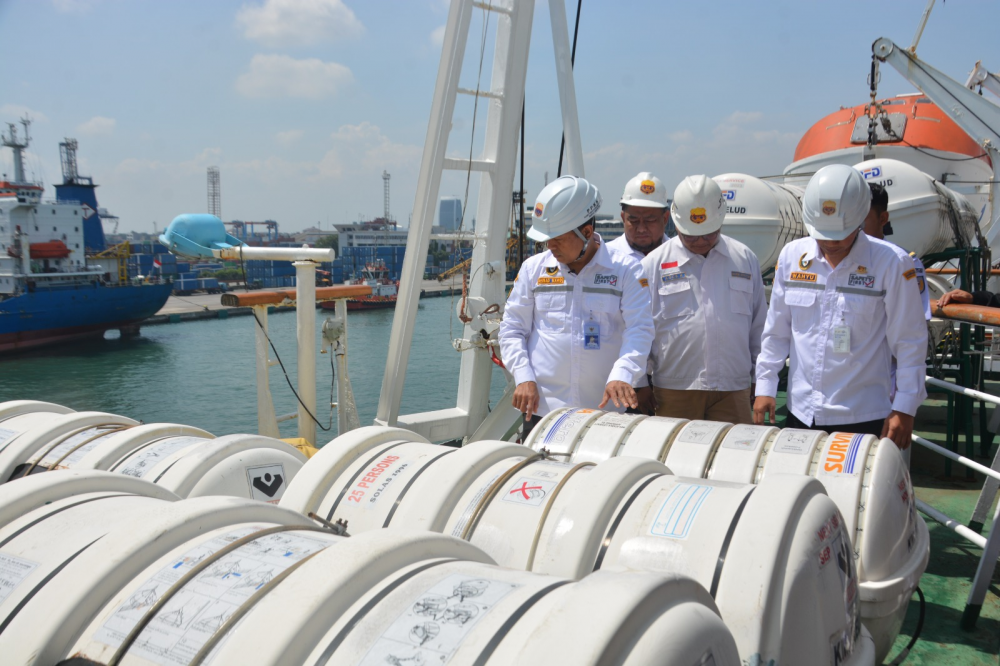 Pastikan Kapal Angleb Tahun 2023 Nyaman dan Selamat, Ditjen Hubla Uji Petik Kelaiklautan Kapal