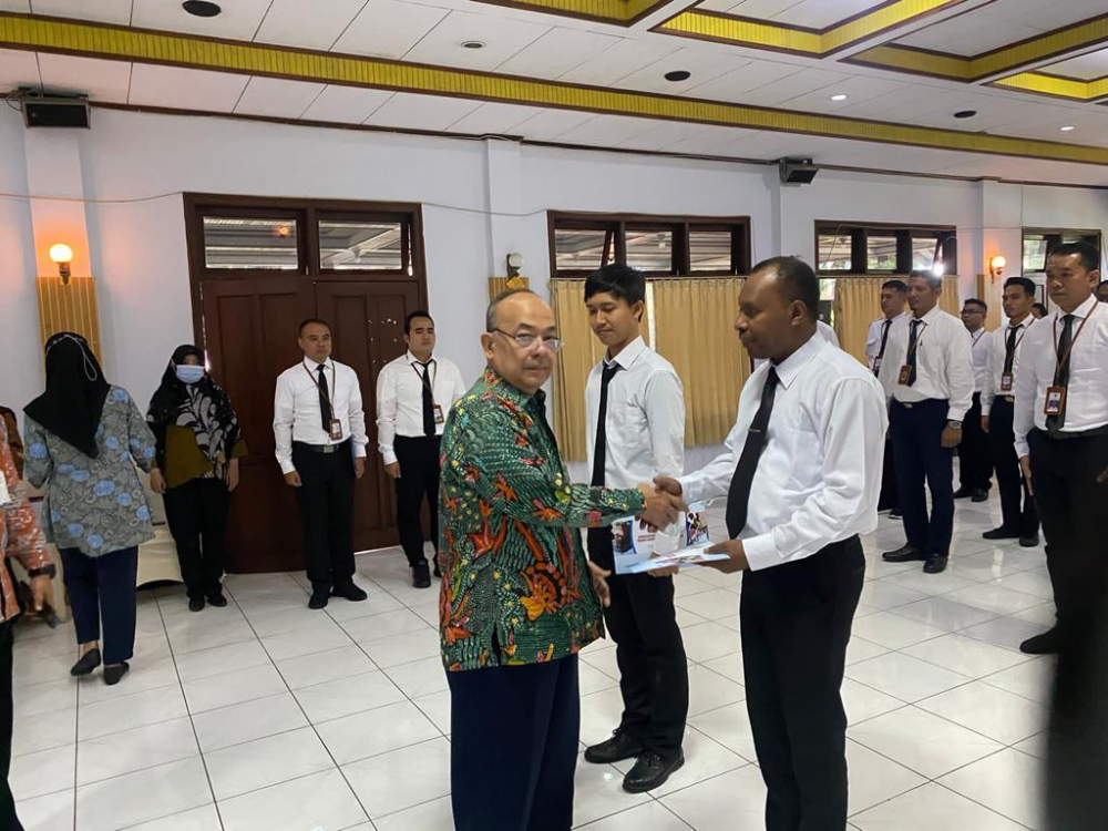 PENGUKUHAN 46 AHLI UKUR KAPAL, MELALUI REFORMASI DAN INOVASI UNTUK MENINGKATKAN KUALITAS KOMPETENSI