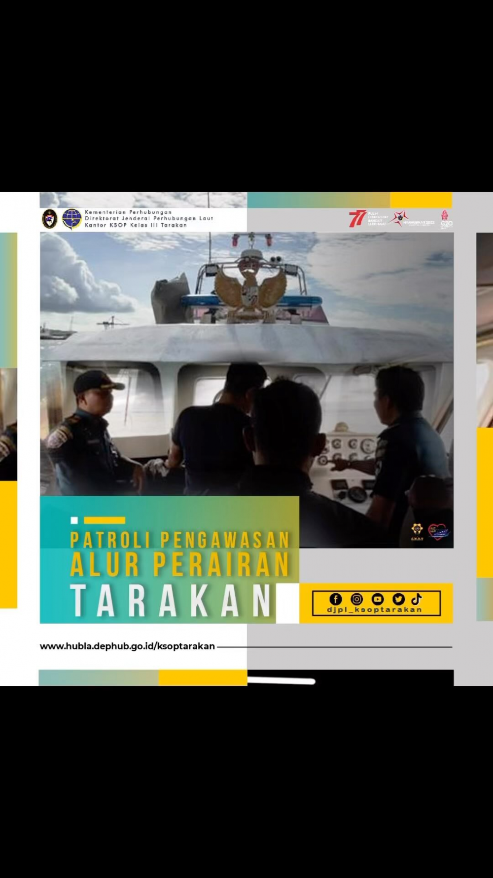 Patroli Pengawasan Alur Perairan Tarakan