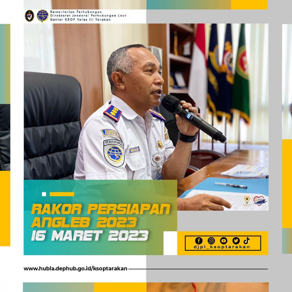 Rapat Koordinasi Persiapan Angkutan Laut lebaran Tahun 2023