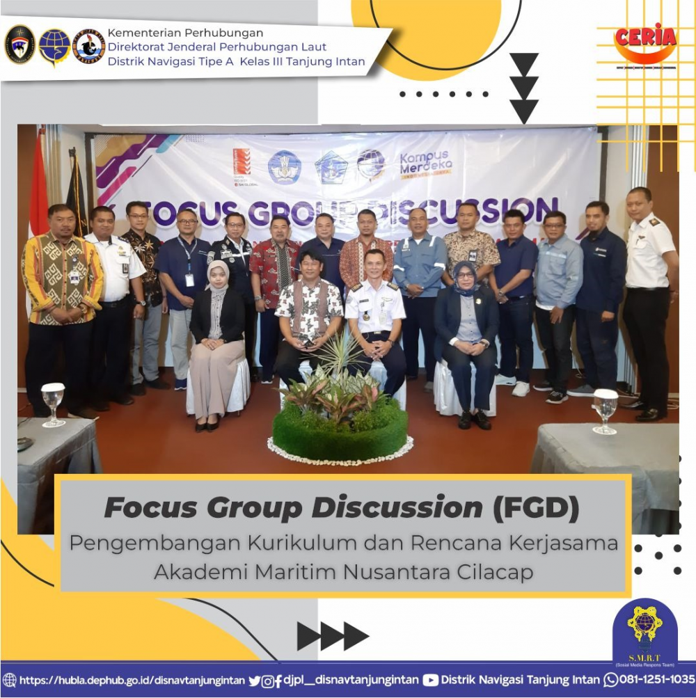 Focus Group Discussion (FGD) Pengembangan Kurikulum dan Rencana Kerjasama Akademi Maritim Nusantara.