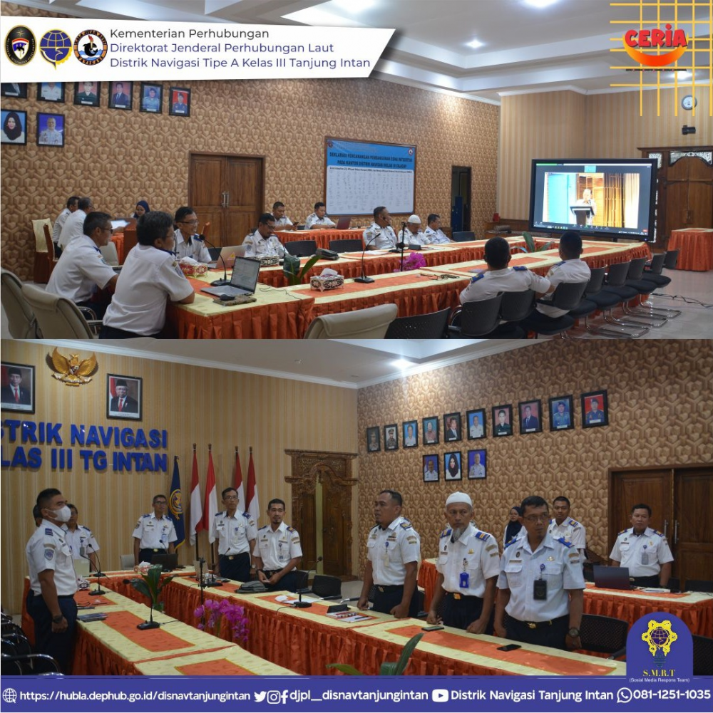 Evaluasi Pembangunan Zona Integritas Tahun 2022 dan persiapan Penilaian Pembangunan Zona Integritas Tahun 2023 di Lingkungan Kemenhub