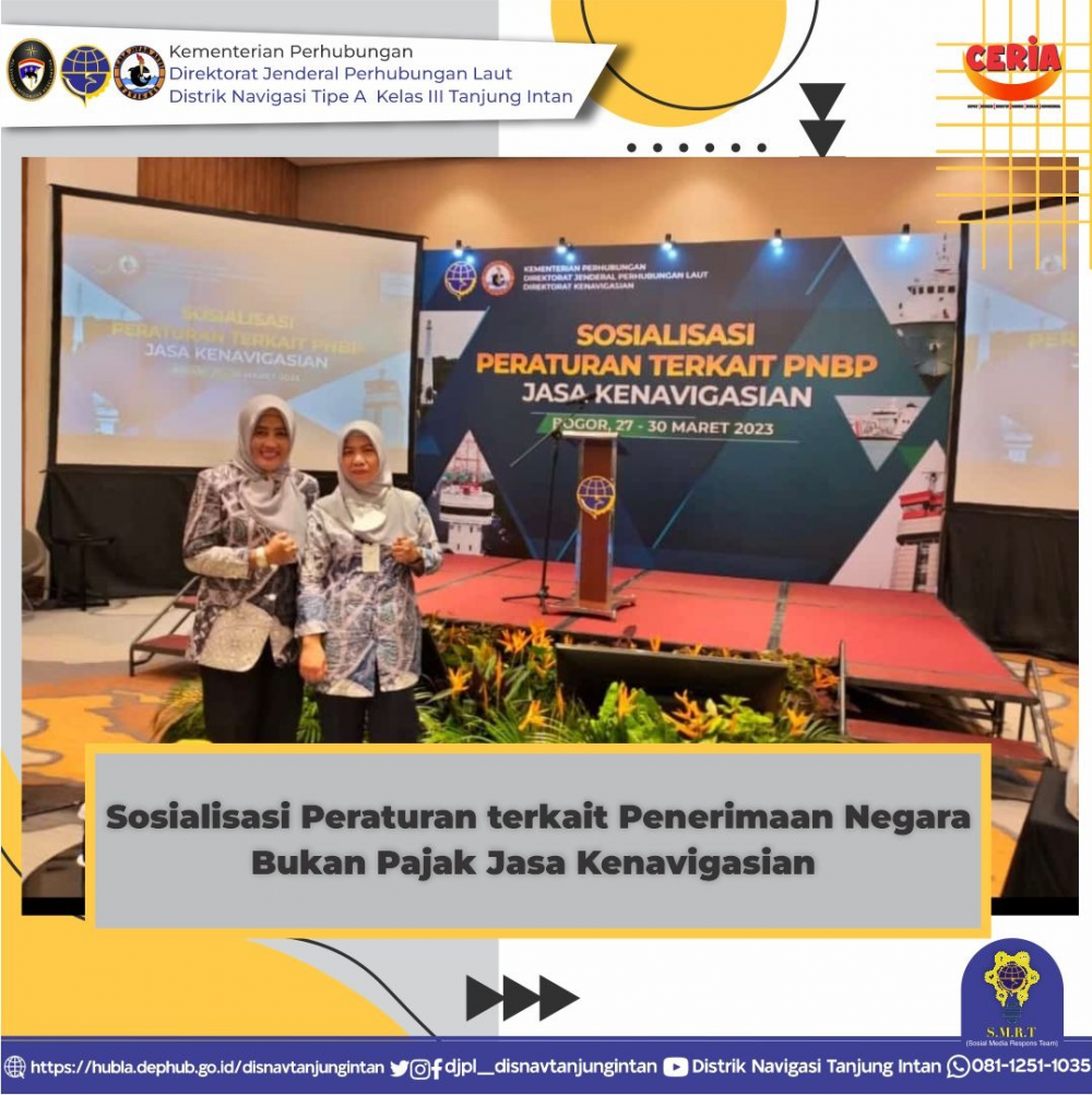 Sosialisasi Peraturan terkait Penerimaan Negara Bukan Pajak Jasa Kenavigasian