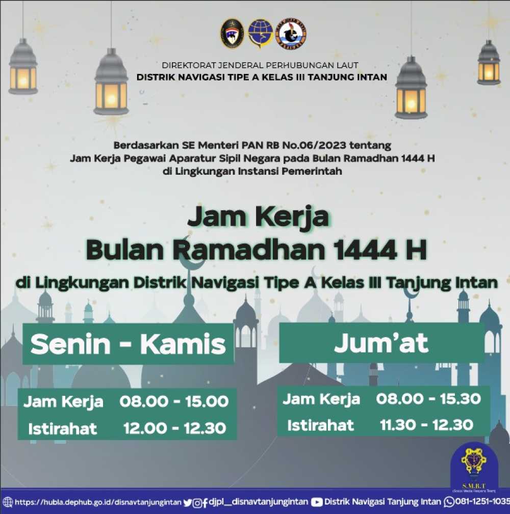 Info Jam Kerja Ramadhan 1444 H