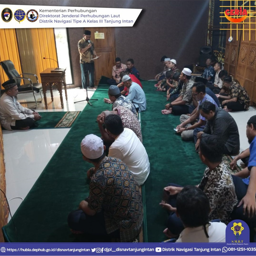 Kegiatan kajian ramadhan Kantor Distrik Navigasi Tipe A Kelas III Tanjung Intan