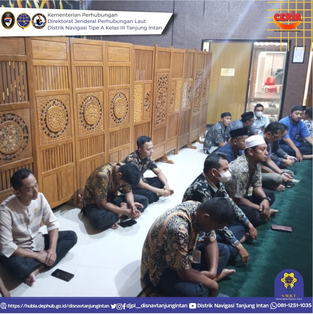 Kegiatan kajian ramadhan Kantor Distrik Navigasi Tipe A Kelas III Tanjung Intan