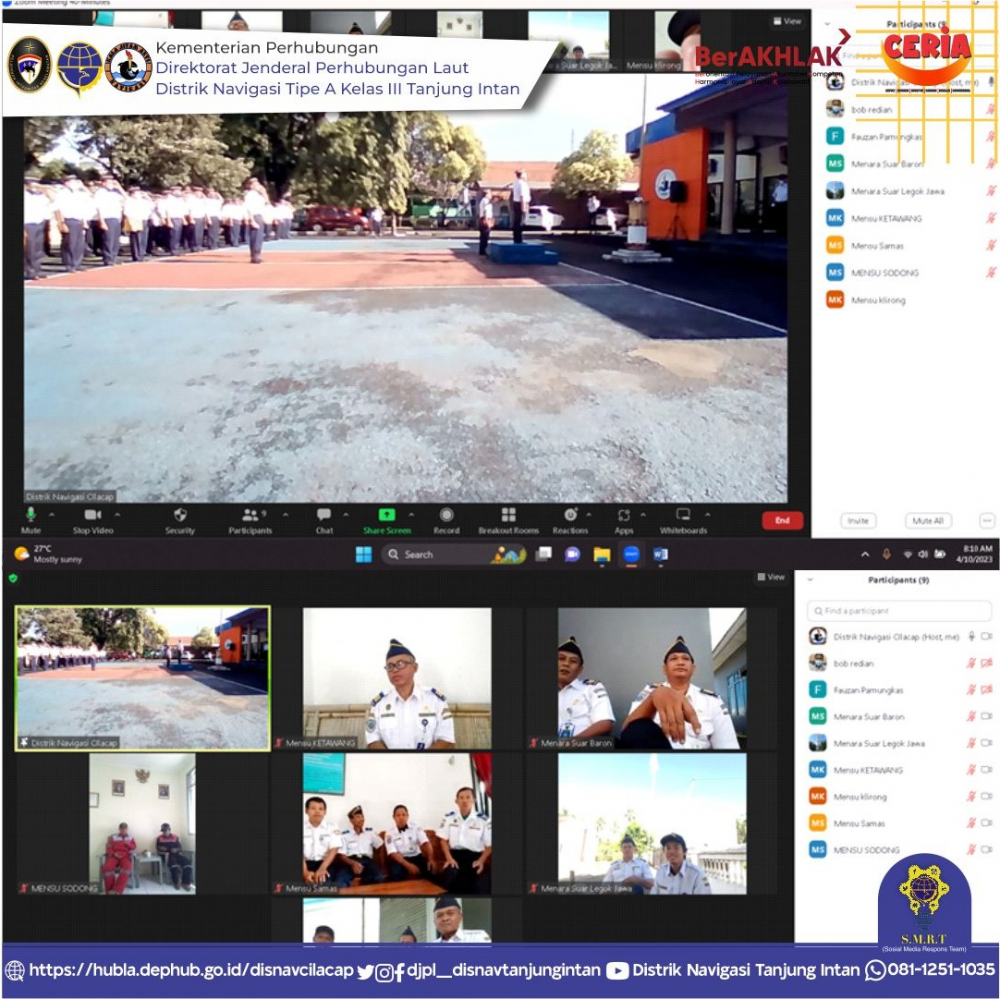 Apel Pagi Distrik Navigasi Tanjung Intan