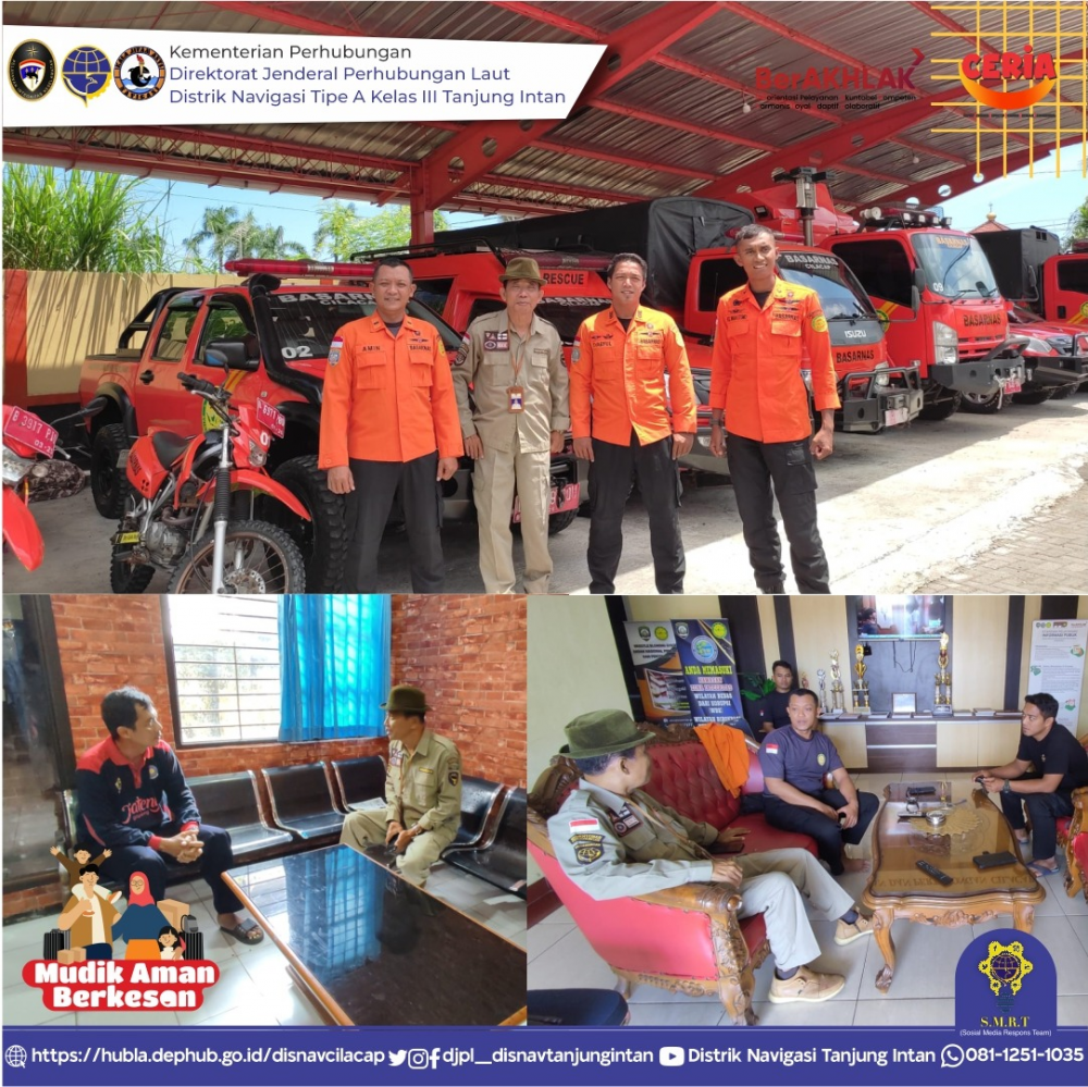 Posko Angkutan Lebaran 1444H/ 2023M Distrik Navigasi Tipe A Kelas III Tanjung Intan