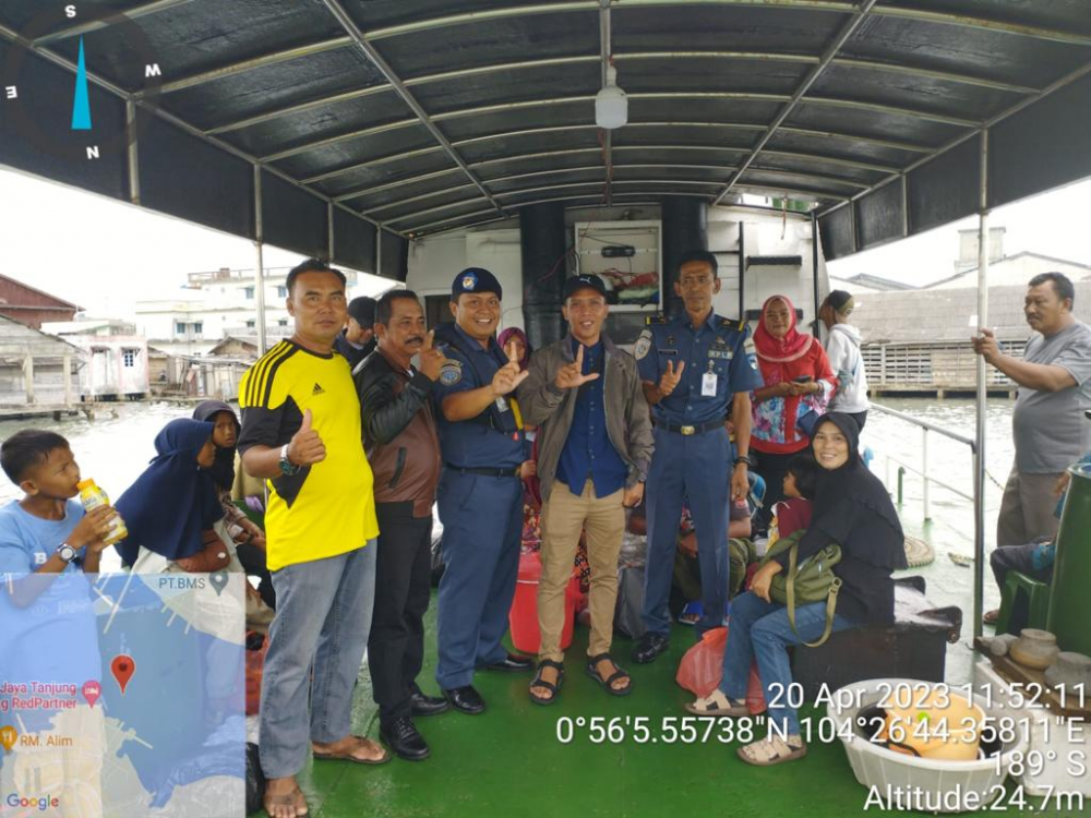 TERJADI LONJAKAN PENUMPANG, KEMENHUB KERAHKAN KAPAL PATROLI KPLP ANGKUT PEMUDIK DI TANJUNG PINANG