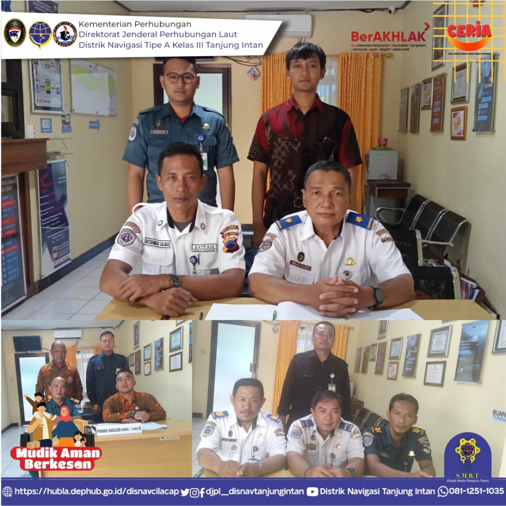 Posko Angkutan Lebaran 1444H/ 2023M Distrik Navigasi Tipe A Kelas III Tanjung Intan