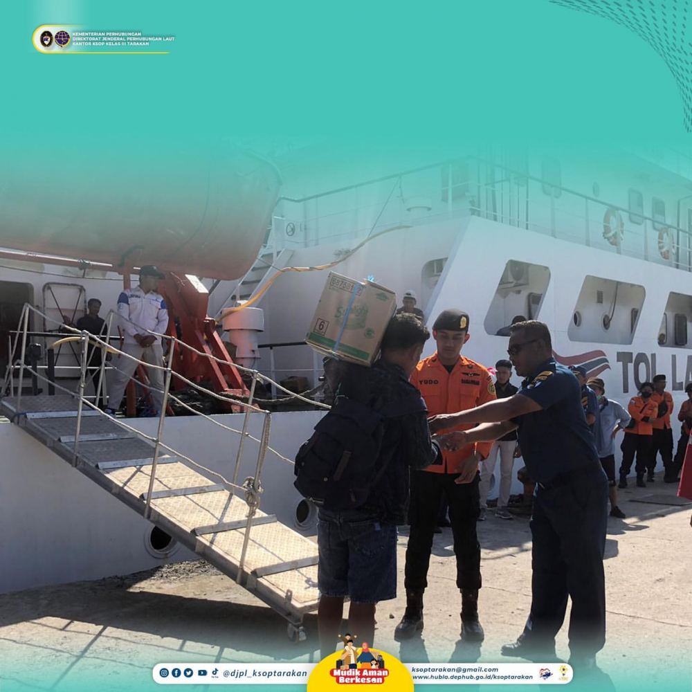 HINDARI PENUMPUKAN WARGA TARAKAN MUDIK LEBIH AWAL MELALUI KM. SABUK NUSANTARA 116