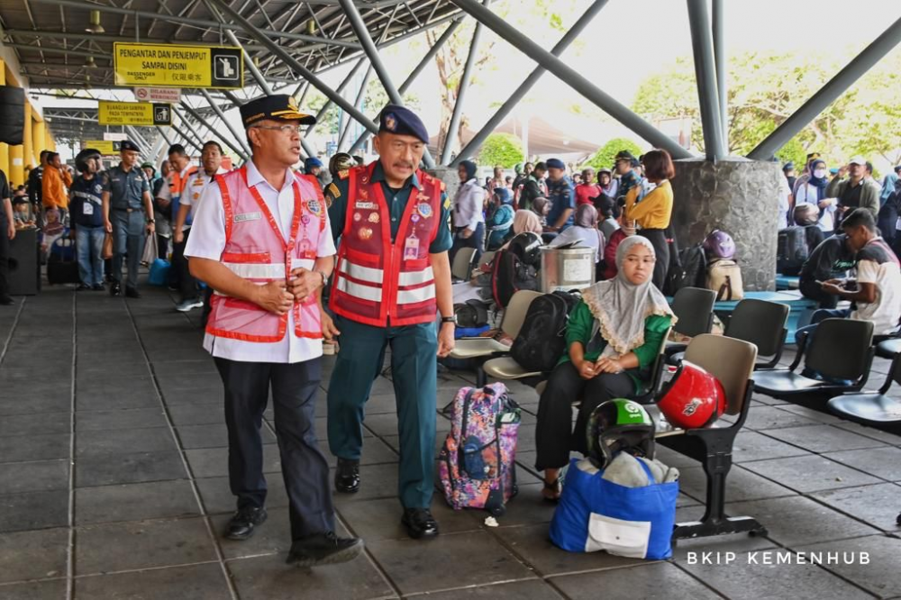 Peserta Mudik Balik Tiba di Priok